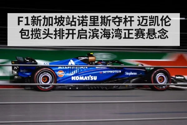 F1新加坡站诺里斯夺杆 迈凯伦包揽头排开启滨海湾正赛悬念